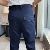 Threebooy Wedding Dress Pants for Men Business Suit Pant Casual Slim Formal Pants Pantalon Costume Men Suit Trousers Plus size 29-36