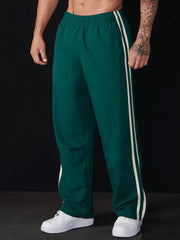 Threebooy  Popular Long Pants Men's Running Casual Straight Leg Sweatpants Autumn New Product Bodybuilding Loose Training Sports Pants