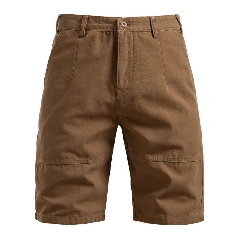 Threebooy New Chic Men Summer Slim British Shorts Light Luxury Stylish Popular Clothes Leisure All-match Straight Cargos Half-pants S-2XL