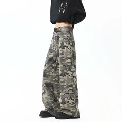 Threebooy  Summer Outdoor Casual Pants men Camouflage Straight Leg Breathable Comfort Travel Hiking Military Jogger Streetwear man Trousers
