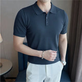 Threebooy Top Grade New Designer Logo Summer Brand Mens Polo Shirts With Short Sleeve Turn Down Collar Casual Tops Fashions Men Clothing