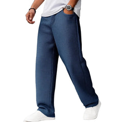 Threebooy  Fashionable Casual Pineapple Pattern Men's Straight Leg Long Pants Autumn Winter New Arrival Embroidery Sporty...