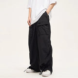 Threebooy Parachute Cargo Pants Men Oversize Cargo Trousers Male Y2K Sweatpants Men High Waist Japanese Streetwear Hip Hop