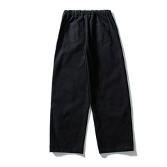 Threebooy Mens Pockets Cargo Pants Cotton Casual Trousers Men Streetwear Wide Leg Vintage Japan Style Cityboy Baggy Logging Pants Male
