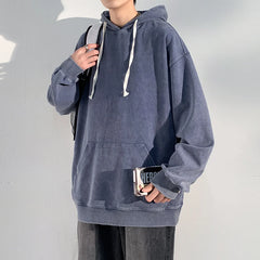 Threebooy Men's Thickened Sweatshirt Solid Colour Unisex Large Size 5XL Hoodie Fashion Classic Comfortable Top Versatile Pullover