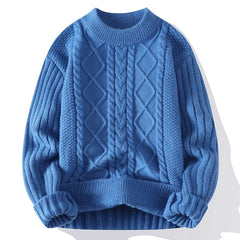 Threebooy  Autumn Casual Men's Sweater O-Neck Striped Slim Knittwear Mens Sweaters Pullover Men Harajuku Mens Retro Sweaters