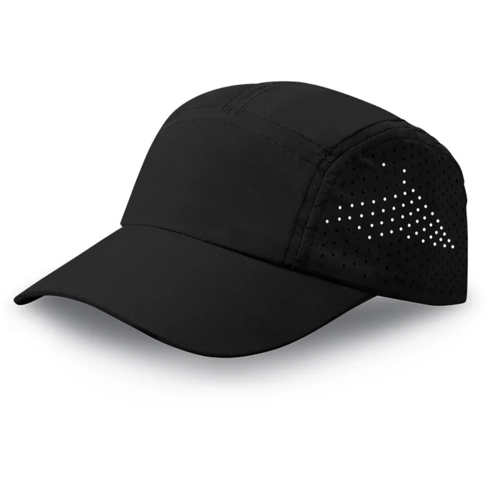 Threebooy  Casual Ultralight Mesh Baseball Cap Breathable Solid Color Running Cap Adjustable Quick Drying Outdoor Sports Caps Unisex