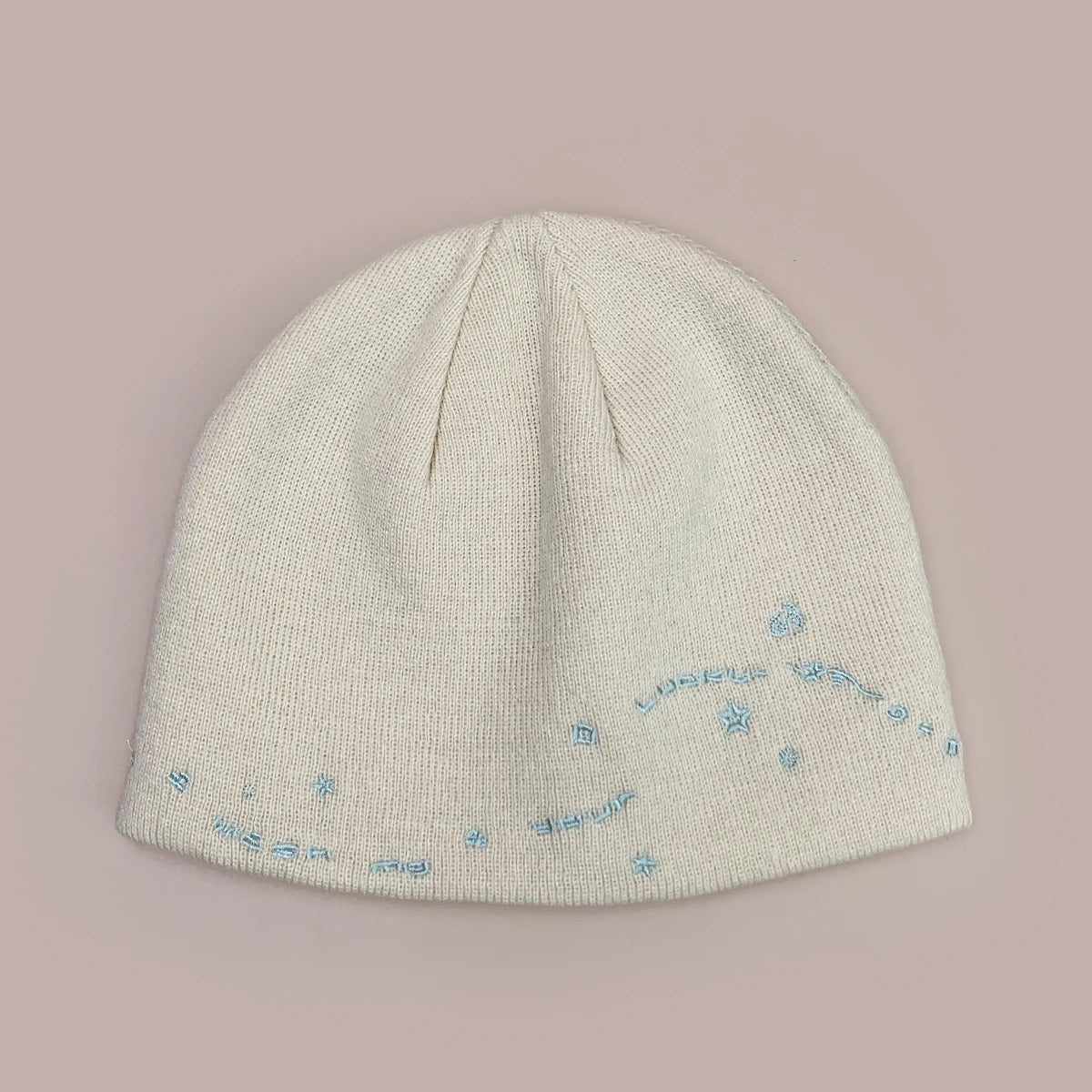 Threebooy  Korean Star Letters Embroidery Knitted Hats PNew Men Women ersonal Warm Sweet Cool Fashion Simple Versatile ins Casual Beanies