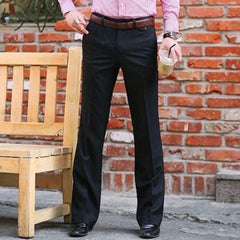 Threebooy  Social Tailoring Tressed Trousers for Men Slim Fit Man Suits Pants Plus Big Size Business Luxury Thin Casual Elegant Dress Cheap