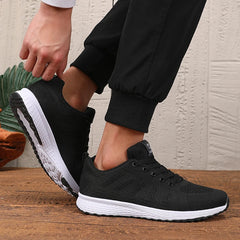 Threebooy  Lightweight Men's Casual Shoes Breathable Comfortable Men's Casual Sneakers New Outdoor Anti Slip Walking Shoes Sizes 36-44