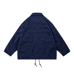 Threebooy  Mens Vintage Casual Jackets Spring Blue Cardigan Kimono Coats Men Oversized Streetwear Japan Style Hip Hop Harajuku Jacket Male