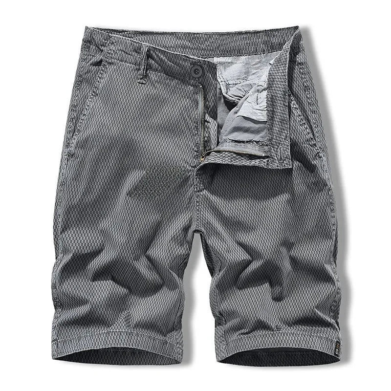 Threebooy  Korean Men's Summer Casual Half-Pant Workwear Trendy Brand Cargo Pants Social Media Popular Style Five-Piece Pants Male Wear