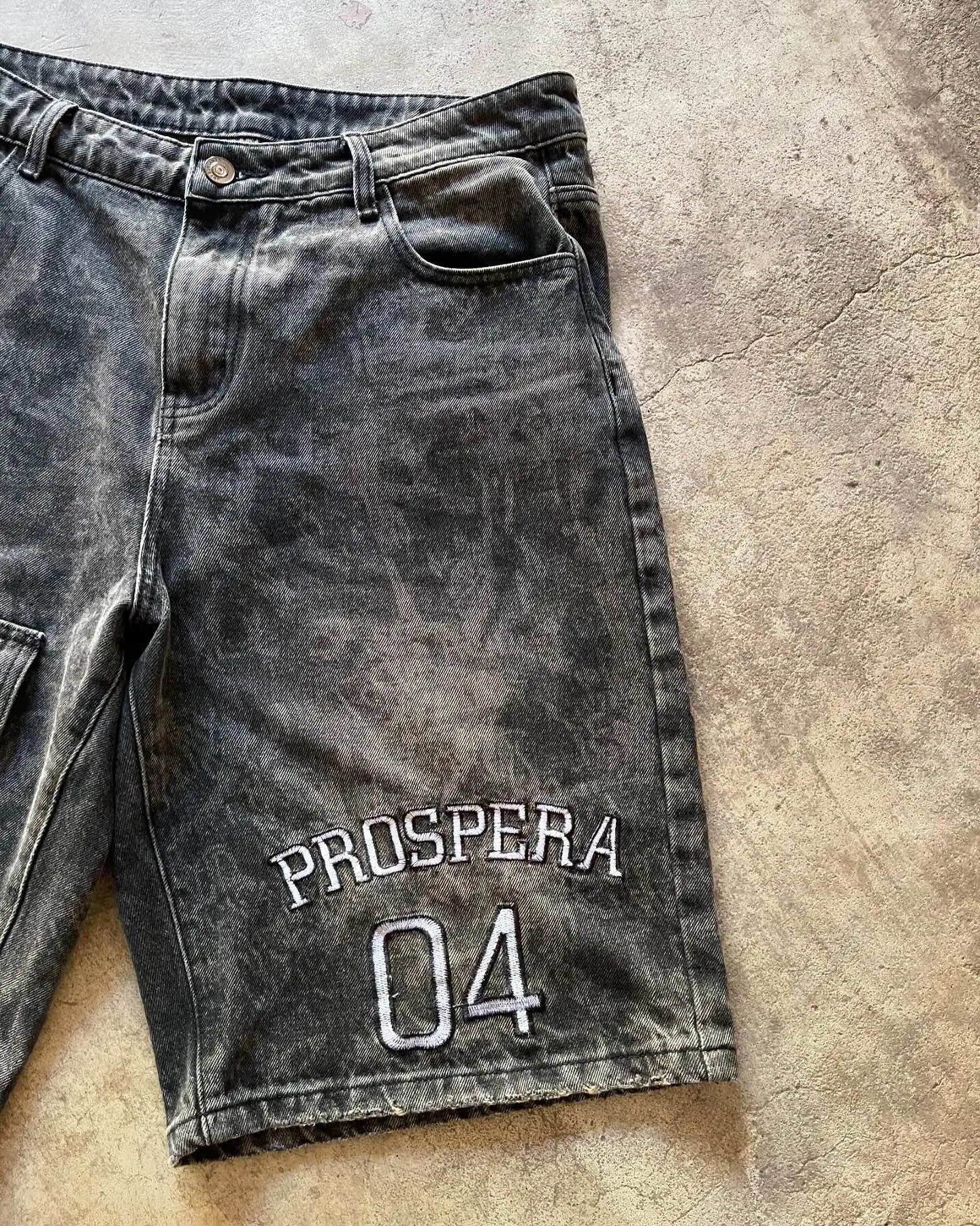 Threebooy Y2k Pants Hip Hop Retro Letter Print Washed Men Shorts Loose Casual Sports Denim Shorts Gothic New Short Sweatpants Streetwear