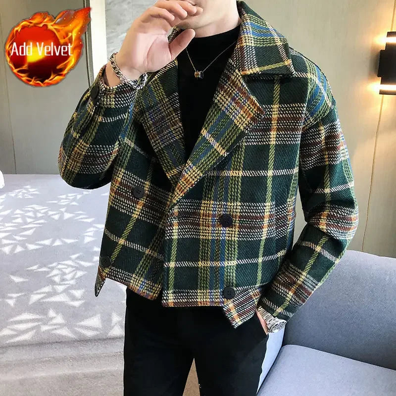 Threebooy Spring Autumn Windbreaker Male Coats Short High Quality Joker Luxury Designer Clothing Fashion  Y2k Men's Overcoat Jackets