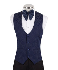 Threebooy  Modern Men's Suit 3 Pieces Blazer Vest Pants Jacquard Business Formal Work Wear Wedding Groom Tuxedos