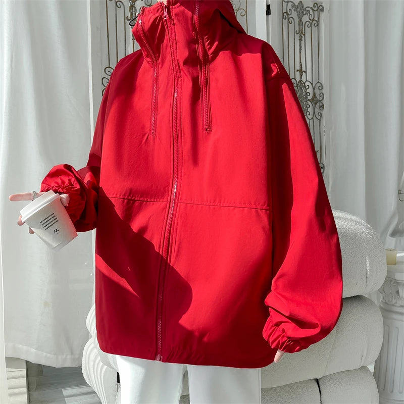 Threebooy Men's Korean Style Clothes Men's Coats Models 2024 Harajuku Original Clothing Outerwear Spring Jackets Popular