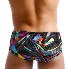 Threebooy  Sexy Mens Swimwear Swimsuits Swim Boxer Briefs Bikini Surfing Board Shorts Trunks Gay Penis Pouch Water Sports Panties Beach