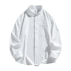 Threebooy Protection Fishing Shirts Men's Stand collar Quick Dry Long Sleeve Shirts Mesh Breathable Hiking thin jacket spring summer