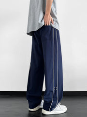 Threebooy Summer Men's Sweatpants Light and Thin Ice Silk Cool Pants Big Size 8XL 7XL 6XL Sportswear Loose Fit Straight Track Trousers