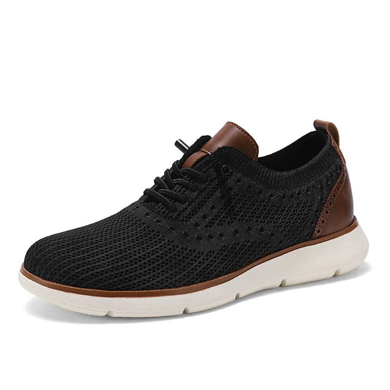 Threebooy  Men's Mesh Shoes,Plus Big Size 48 49 50,Slip-Ons with Knit Upper,Loafers, Lightweight,Breathable,Summer Casual Shoes