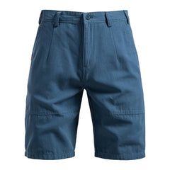 Threebooy New Chic Men Summer Slim British Shorts Light Luxury Stylish Popular Clothes Leisure All-match Straight Cargos Half-pants S-2XL