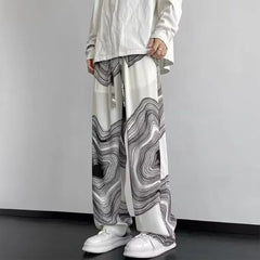 Threebooy Male Trousers Trend Men's Casual Pants Long Straight Big Size Vintage Cheap Original Clothing Clothes High Quality Aesthetic Y2k