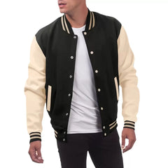 Threebooy  Spring and Autumn New Fashion Trend Sports Retro Baseball Jacket Men's Casual Loose Comfortable Large Size High Quality Coat
