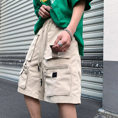 Threebooy Mens Summer Cargo Shorts Multi Pocket Casual Outdoor Sports Workwear Lightweight Comfortable Hiking Shorts Trendy Fashion