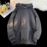 Threebooy 6 Color Autumn Hoodies Men Fashion Casual Hooded Sweatshirt Men Streetwear Hip Hop Loose Pullover Hoodie Mens Hoody M-3XL