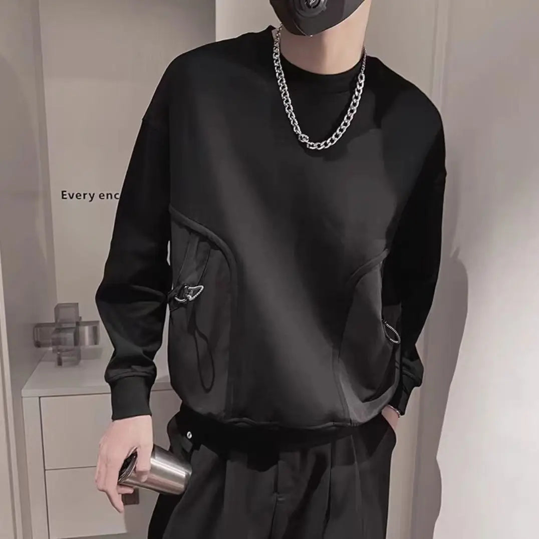 Threebooy  New Men's Hoodie Spring Autumn Trendy Long Sleeve Pullover Casual Streetwear Tops