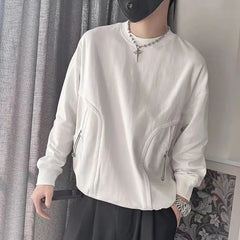 Threebooy  New Men's Hoodie Spring Autumn Trendy Long Sleeve Pullover Casual Streetwear Tops