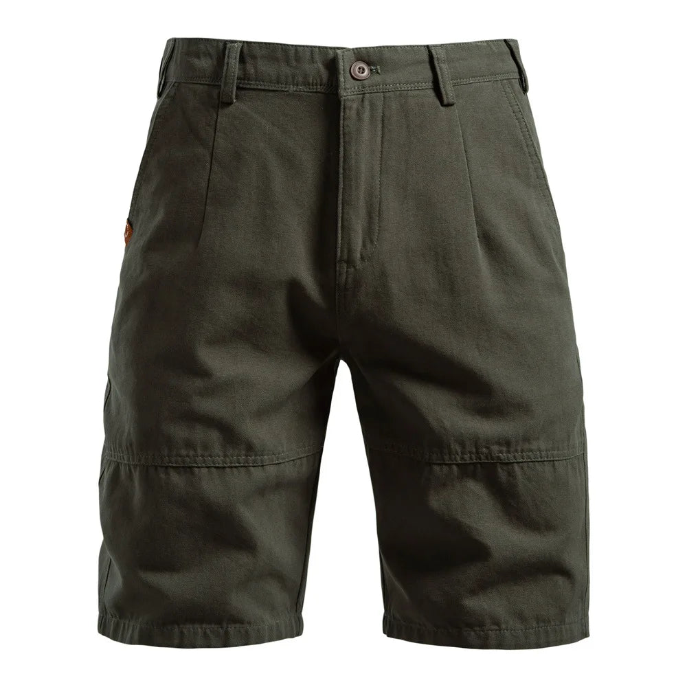 Threebooy New Chic Men Summer Slim British Shorts Light Luxury Stylish Popular Clothes Leisure All-match Straight Cargos Half-pants S-2XL