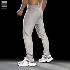 Threebooy  New Autumn Men Running Pants Elastic Soft Training Trousers Jogging Fitness Gym waterproof outdoors Hiking Streetwears Sports