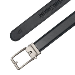 Threebooy  3.5cm Width Click Belts for Men Brand Designer Automatic Buckle Genuine Men's Jeans High Quality Waist Strap 90-130cm
