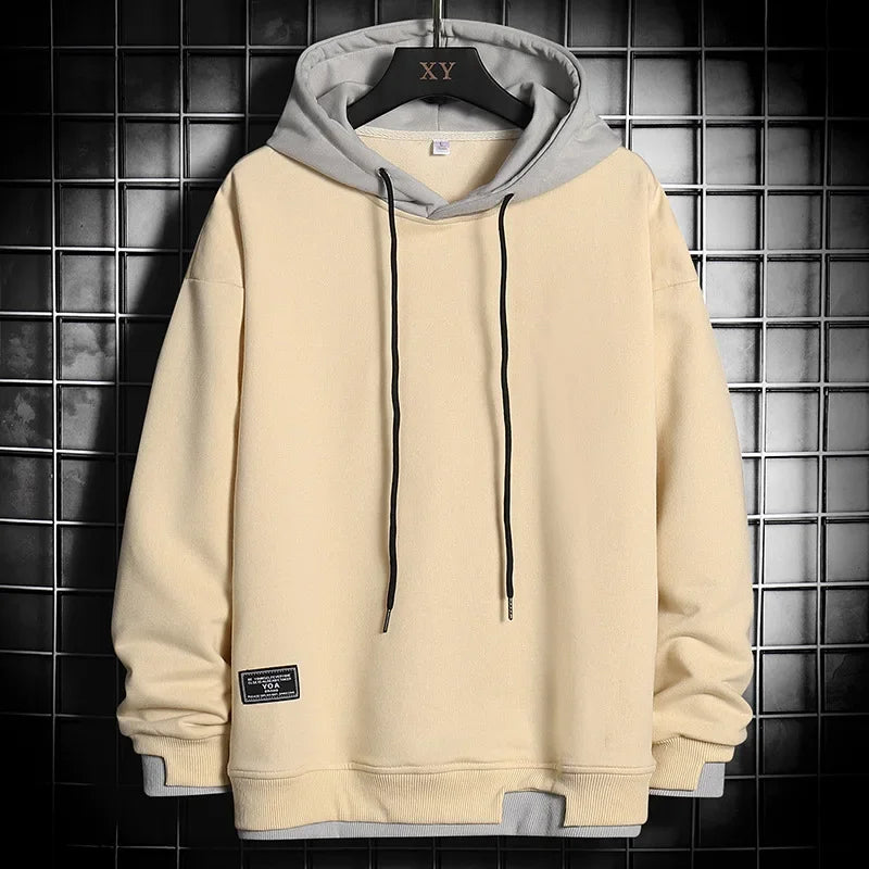 Threebooy Men Hoodies Harajuku Hip Hop Sweatshirt Casual Oversized Hoodie Men Hooded Pullover Tops 2021 Mens Sportswear Hoodies Clothing