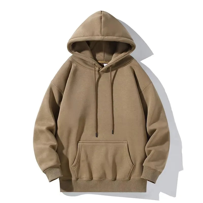 Threebooy 6 Color Autumn Hoodies Men Fashion Casual Hooded Sweatshirt Men Streetwear Hip Hop Loose Pullover Hoodie Mens Hoody M-3XL