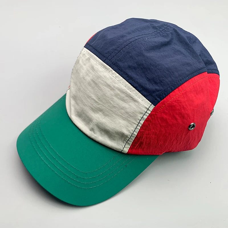 Threebooy  Japanese Fashion Color Matching Men Women Baseball Hats Cotton All-matching Comfortable Streetwear Sport Unisex Quick drying Cap