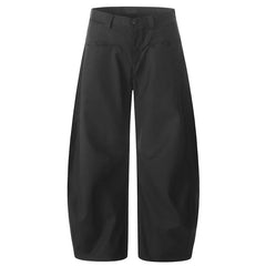 Threebooy Multiple Pockets Curved Knife Man Suit Pants Spring Autumn Metal Zipper Straight Wide Leg Baggy Pants New Y2k Loose Men Trousers