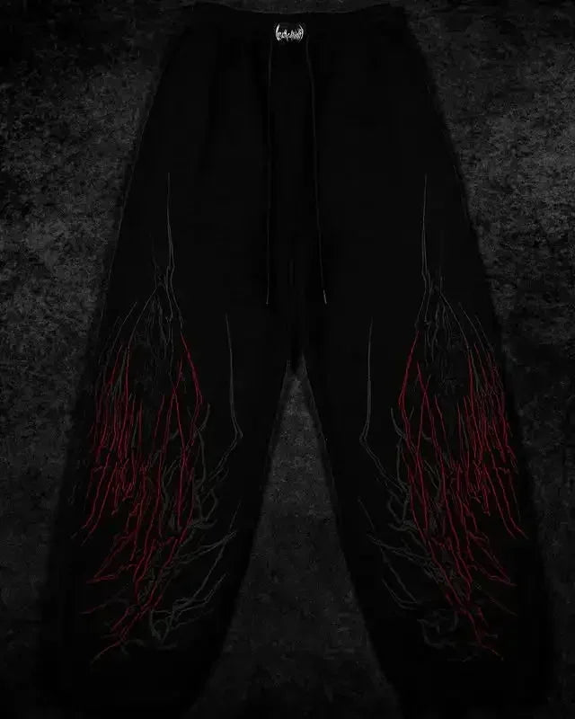 Threebooy  Y2K Breathedivinity Skull Cargo Pants Men Women Gothic Casual Sports Joggers New Hip Hop Street Fashion Couple Street Trousers