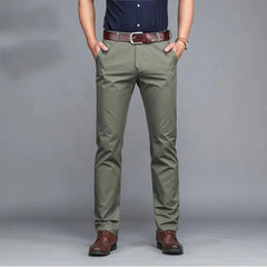 Threebooy  New Men's Casual Pants Loose Straight Trousers Men's Pants Autumn Winter Trousers Business Pants Men
