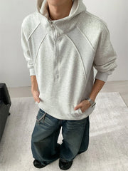 Threebooy  New Hooded Fashion Sweatshirt Men Casual Loose Comfortable 100% Cotton Pullover Harajuku Streetwear Male Sweatshirt