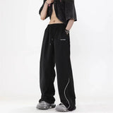 Threebooy Parachute Sports Pants Joggers Men Korean Oversize Wide Leg Trousers Male Sportswear Casual Loose Streetwear Hip Hop