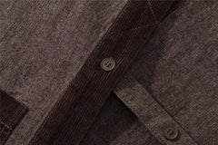 Threebooy Vintage Patchwork Cargo Jackets Mens Japan Style Multiple Pockets Cardigan Kimono Harajuku Loose Casual Cotton Coats Male