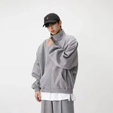 Threebooy Sports Suits Pants Sets for Men 2 Piece Sets Couple Matching Outfits Clothing Hoodies Sweatshirt Gray Korean Streetwear