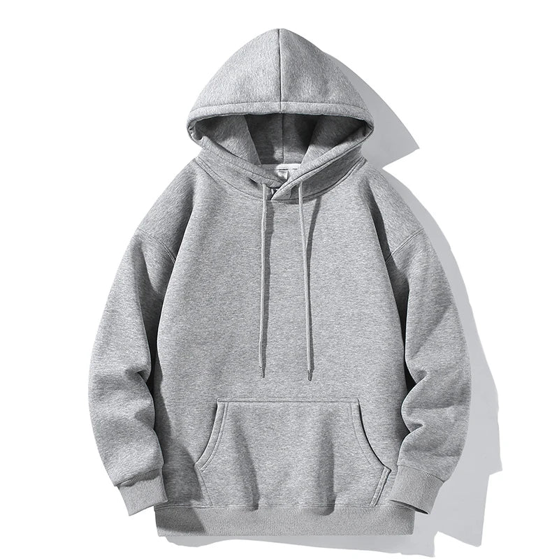 Threebooy 5 Color Autumn Hoodies Men Fashion Hooded Sweatshirt Men Streetwear Hip Hop Loose Pullover Hoodie Mens Pocket Hoody M-3XL