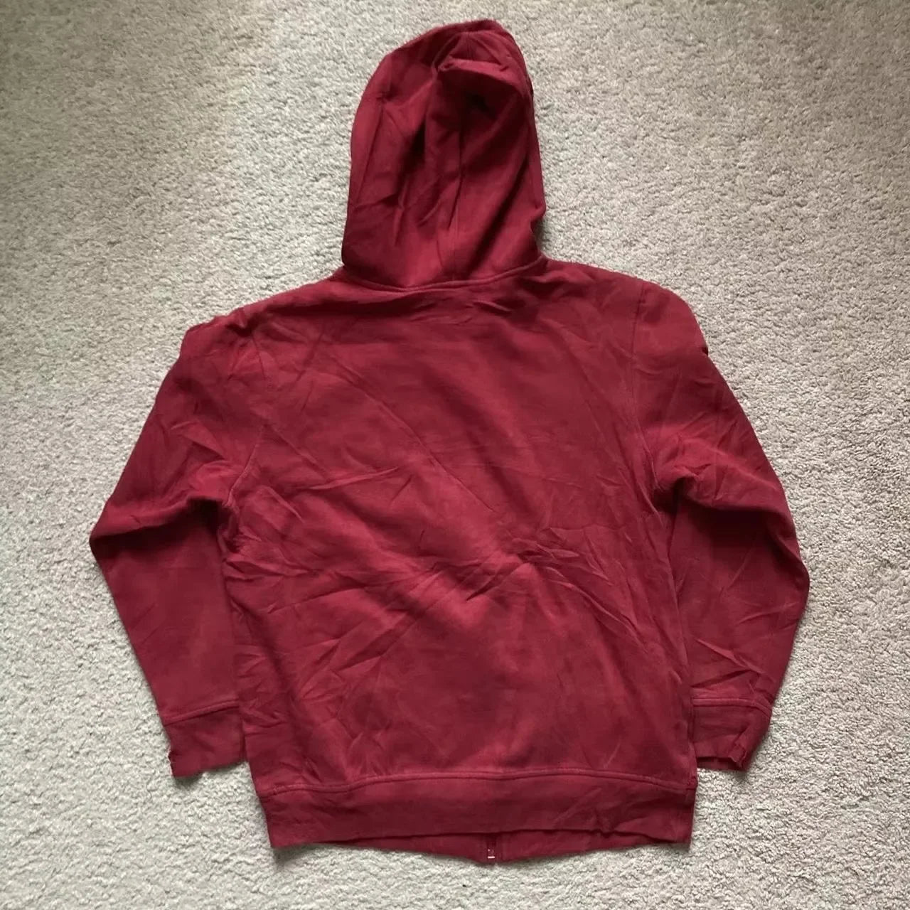 Threebooy 2000s New Cotton Red Couple Zipper Hoodies Vintage Elite Full Zip Hoodie Sweatshirt Size Skull Snake Red Y2K Sweatshirts