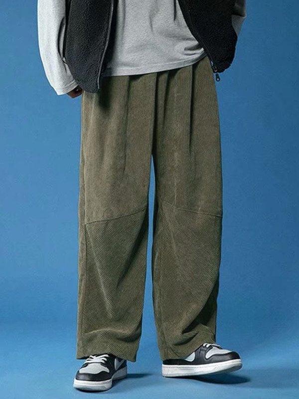 Threebooy Men's Corduroy Casual Pants