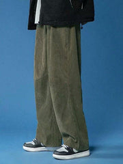 Threebooy Men's Corduroy Casual Pants