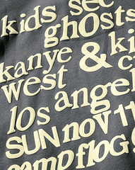 Threebooy Men's Graffiti Letter Print Hoodie
