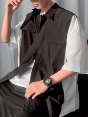 Threebooy Men's Pocket Buttoned Shirt